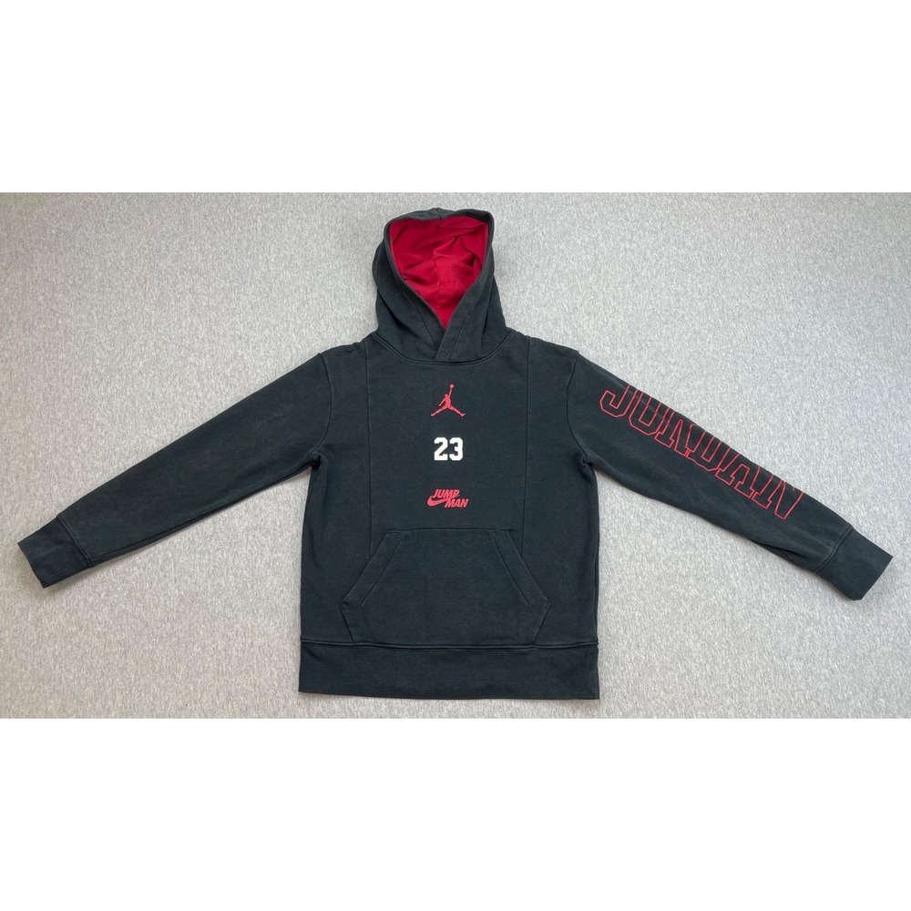 Nike Air Jordan Hoodie Boys Medium (10-12 Yrs) Cotton Blend Jump Man